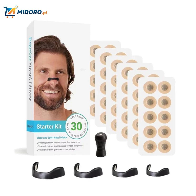 BreatheEase™ Zestaw | Anty-Szumiący, Magnetyczny i Dla Lepszego Snu!