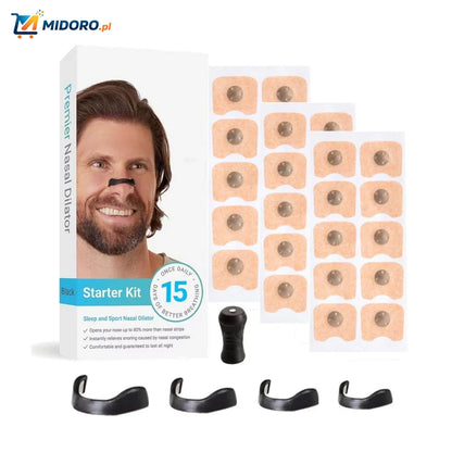 BreatheEase™ Zestaw | Anty-Szumiący, Magnetyczny i Dla Lepszego Snu!