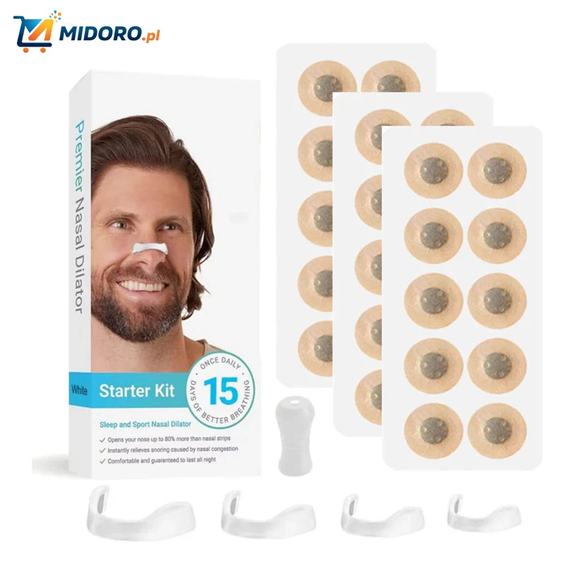 BreatheEase™ Zestaw | Anty-Szumiący, Magnetyczny i Dla Lepszego Snu!