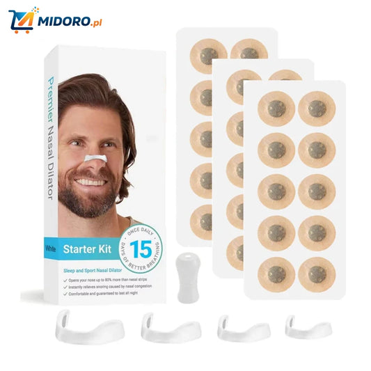 BreatheEase™ Zestaw | Anty-Szumiący, Magnetyczny i Dla Lepszego Snu!