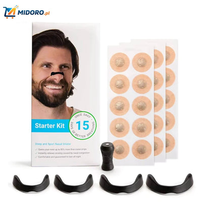 BreatheEase™ Zestaw | Anty-Szumiący, Magnetyczny i Dla Lepszego Snu!