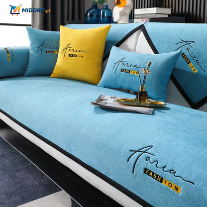 CheniLux™ Pokrowce na Sofy | Antypoślizgowe, Cztery Pory Roku, Nowoczesny Luksus!