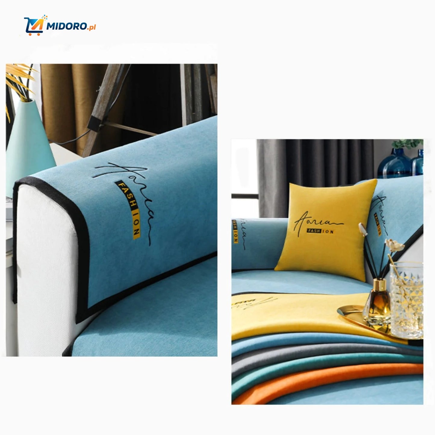 CheniLux™ Pokrowce na Sofy | Antypoślizgowe, Cztery Pory Roku, Nowoczesny Luksus!