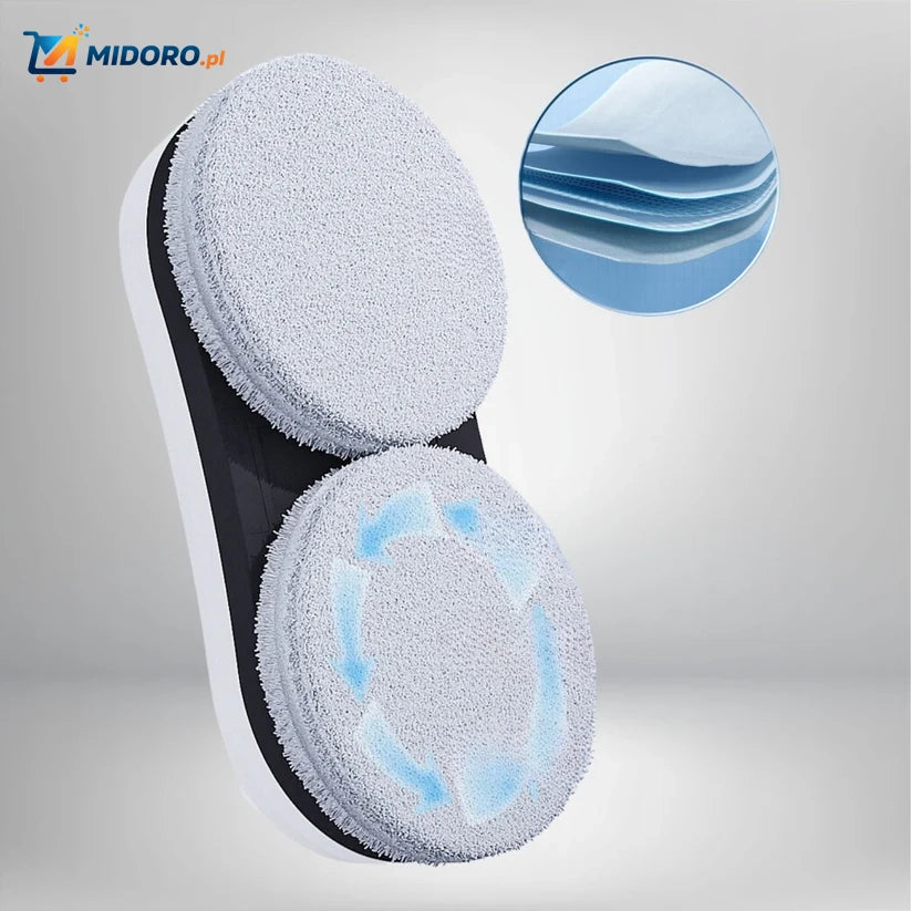 CleanSweep™ Ramenrobot | Automatyczne czyszczenie z czujnikami i natryskiem wody lub wymiennymi padami