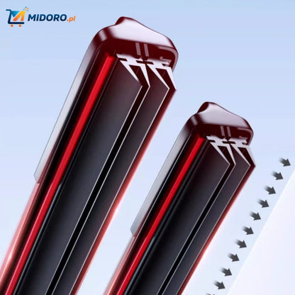 ClearGlide™ Wycieraczka | Czterowarstwowy Gumowy Pasek, Cicha i Uniwersalna Wycieraczka!