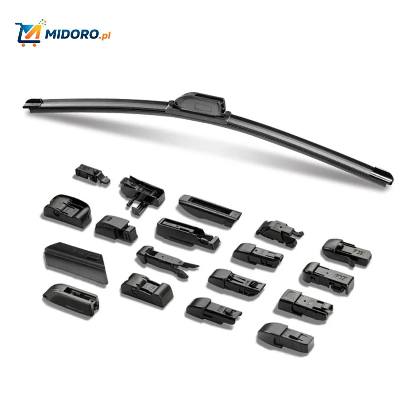 ClearGlide™ Wycieraczka | Czterowarstwowy Gumowy Pasek, Cicha i Uniwersalna Wycieraczka!