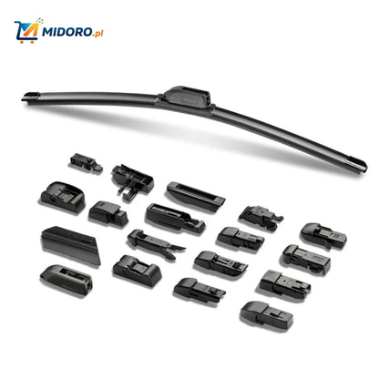 ClearGlide™ Wycieraczka | Czterowarstwowy Gumowy Pasek, Cicha i Uniwersalna Wycieraczka!