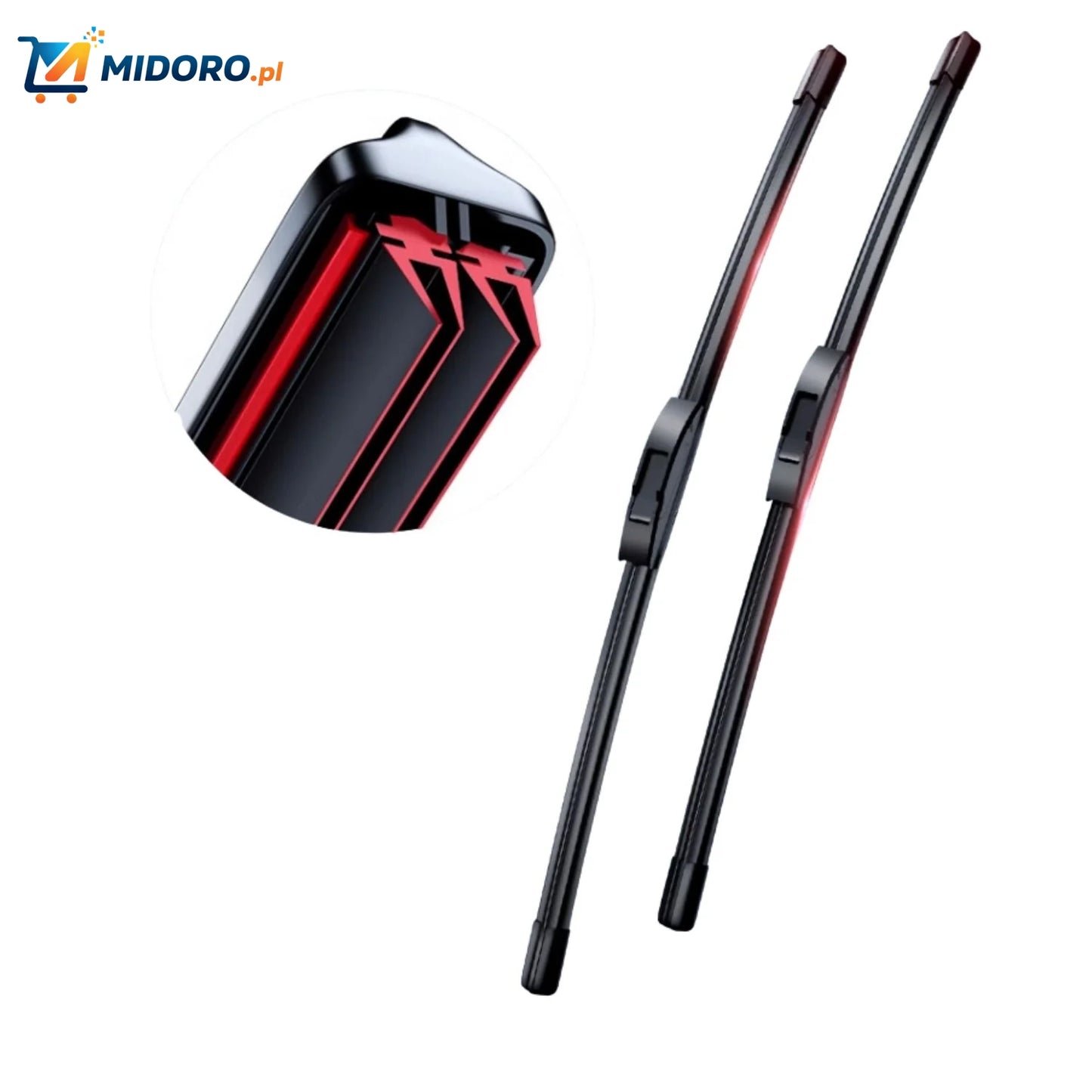 ClearGlide™ Wycieraczka | Czterowarstwowy Gumowy Pasek, Cicha i Uniwersalna Wycieraczka!