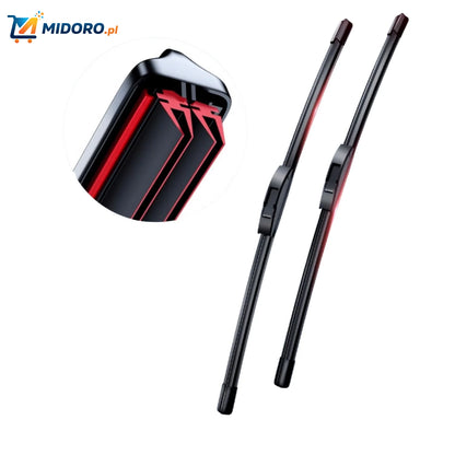 ClearGlide™ Wycieraczka | Czterowarstwowy Gumowy Pasek, Cicha i Uniwersalna Wycieraczka!