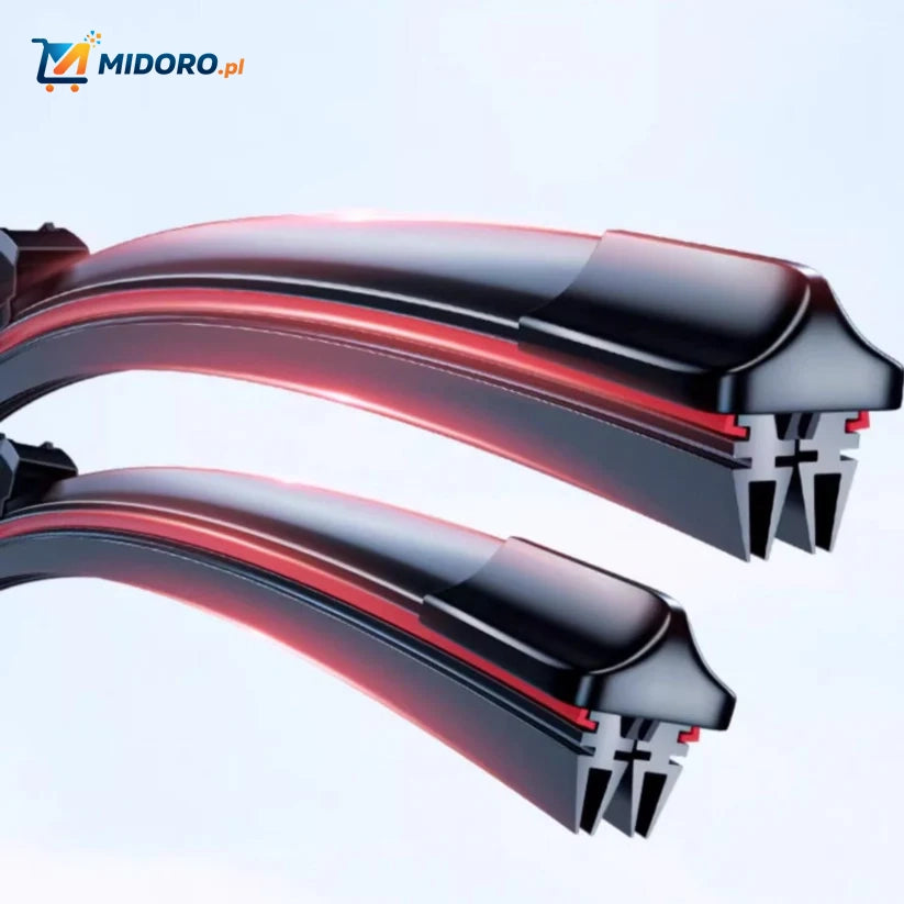 ClearGlide™ Wycieraczka | Czterowarstwowy Gumowy Pasek, Cicha i Uniwersalna Wycieraczka!