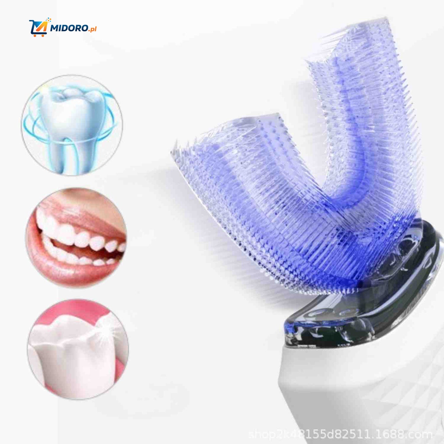 Dentora™ 360° Szczoteczka do Zębów | Automatyczna, Soniczna Czyszczenie & Wybielanie