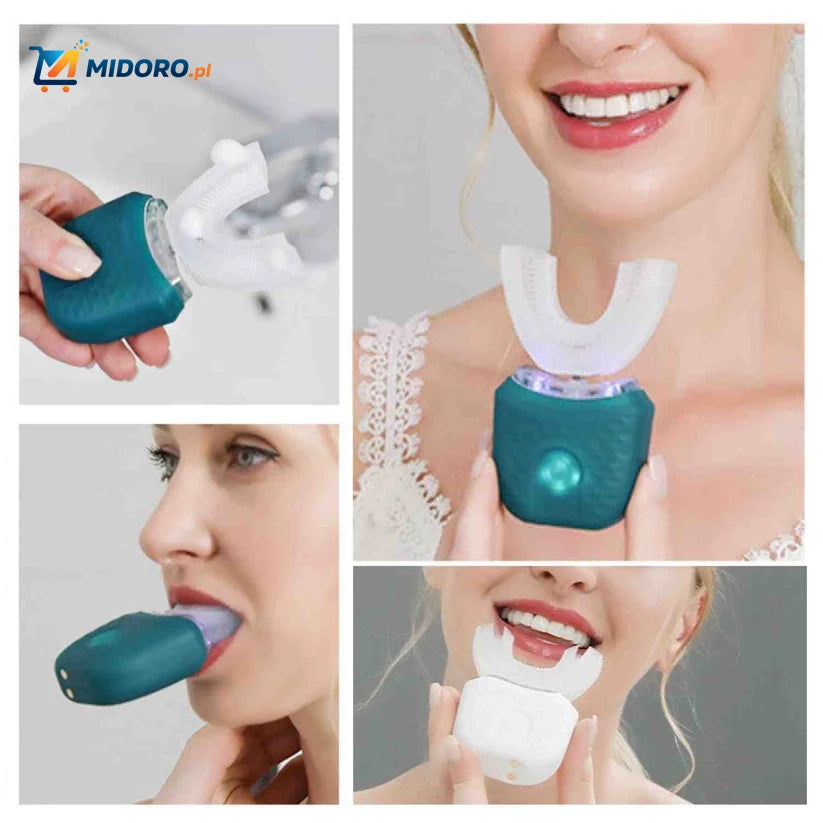 Dentora™ 360° Szczoteczka do Zębów | Automatyczna, Soniczna Czyszczenie & Wybielanie