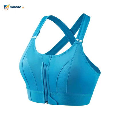 Fitura™ Biustonosz Sportowy | Odporny na Wstrząsy, Zamek Z Przodu & Wygodny