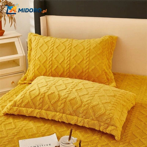 Fleece Prześcieradło + Gratis Poszewki na Poduszki | Super Wygodne i Miękkie!