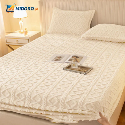 Fleece Prześcieradło + Gratis Poszewki na Poduszki | Super Wygodne i Miękkie!