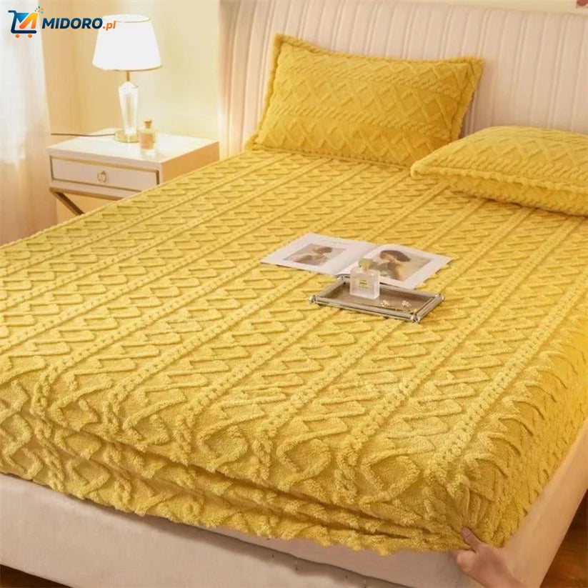 Fleece Prześcieradło + Gratis Poszewki na Poduszki | Super Wygodne i Miękkie!