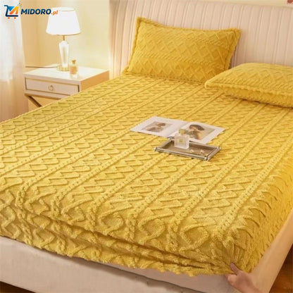 Fleece Prześcieradło + Gratis Poszewki na Poduszki | Super Wygodne i Miękkie!