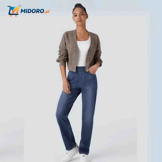 Flexiva™ Jeans | Wysoki stan, oddychające i wygodne na co dzień