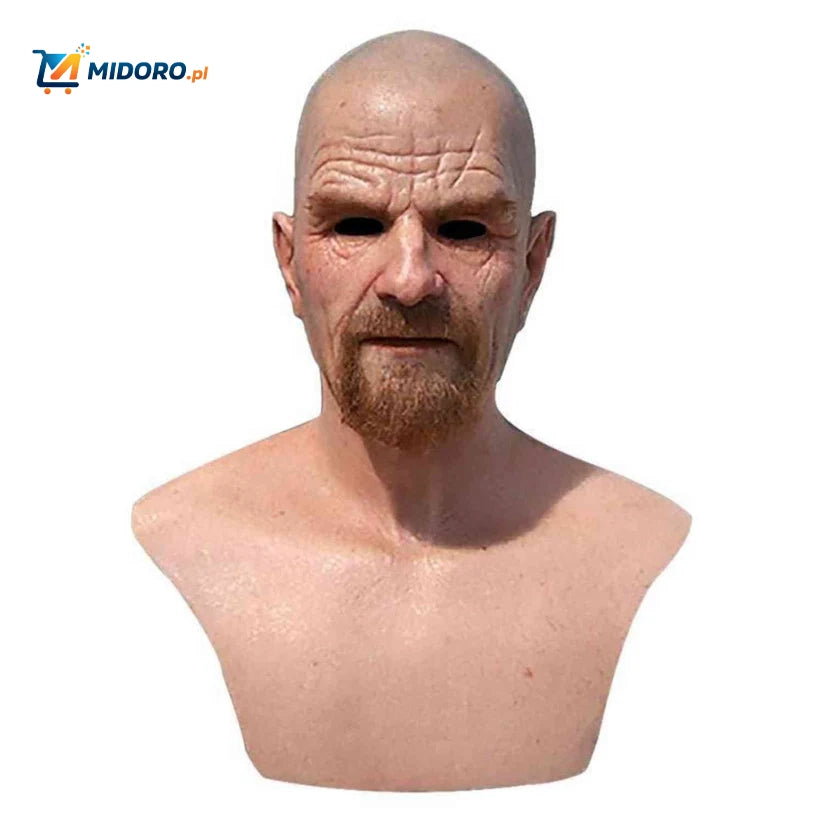 Gerontix™ Maska | Realistyczny lateks, oddychający i idealny na Halloween