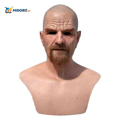 Gerontix™ Maska | Realistyczny lateks, oddychający i idealny na Halloween