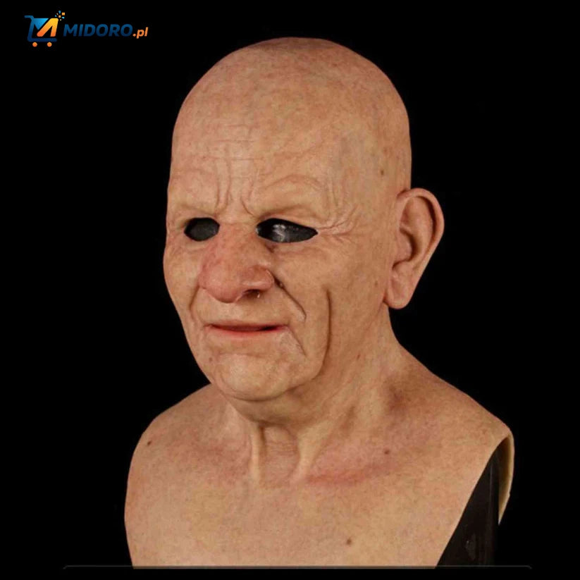 Gerontix™ Maska | Realistyczny lateks, oddychający i idealny na Halloween