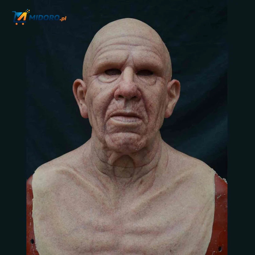 Gerontix™ Maska | Realistyczny lateks, oddychający i idealny na Halloween