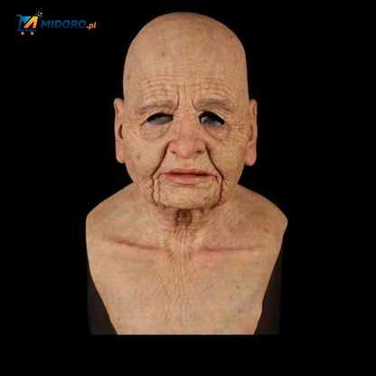 Gerontix™ Maska | Realistyczny lateks, oddychający i idealny na Halloween