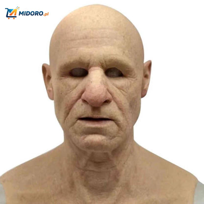 Gerontix™ Maska | Realistyczny lateks, oddychający i idealny na Halloween