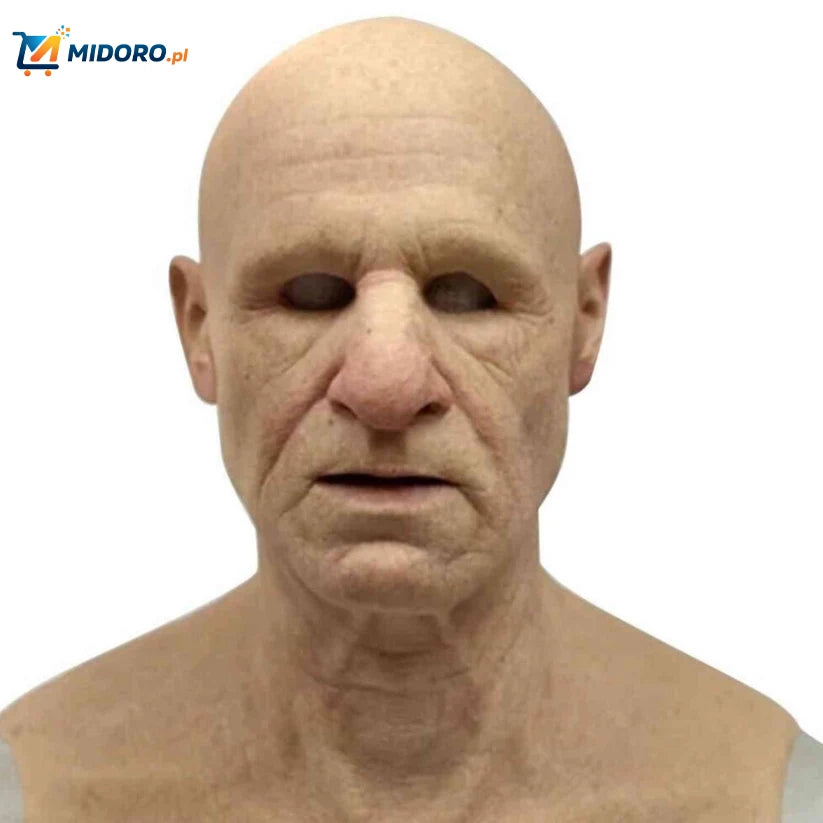 Gerontix™ Maska | Realistyczny lateks, oddychający i idealny na Halloween