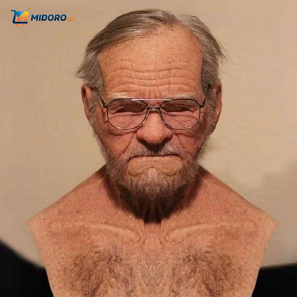 Gerontix™ Maska | Realistyczny lateks, oddychający i idealny na Halloween