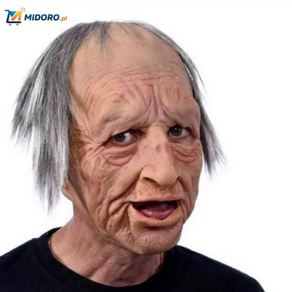 Gerontix™ Maska | Realistyczny lateks, oddychający i idealny na Halloween