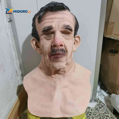 Gerontix™ Maska | Realistyczny lateks, oddychający i idealny na Halloween
