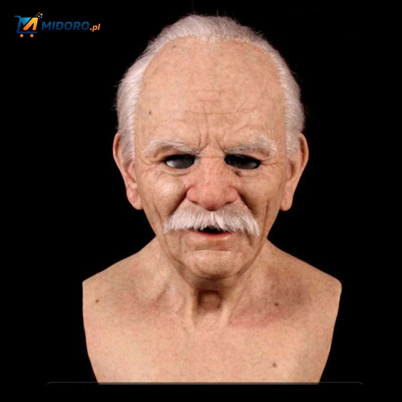 Gerontix™ Maska | Realistyczny lateks, oddychający i idealny na Halloween