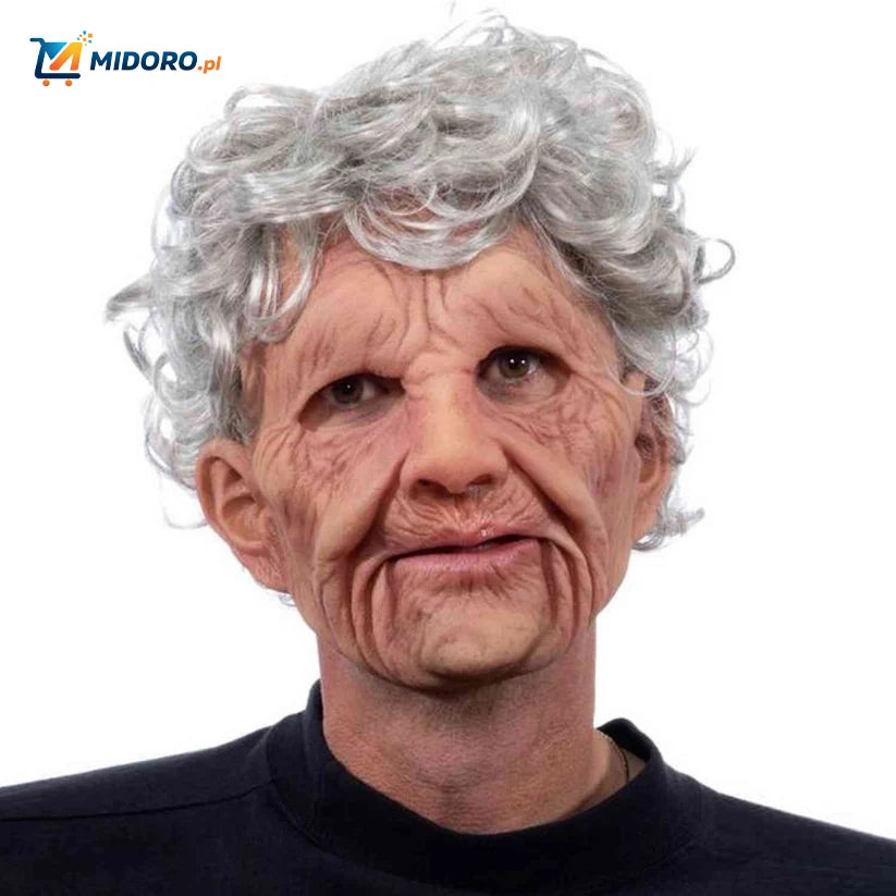 Gerontix™ Maska | Realistyczny lateks, oddychający i idealny na Halloween