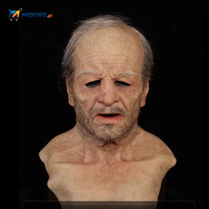 Gerontix™ Maska | Realistyczny lateks, oddychający i idealny na Halloween