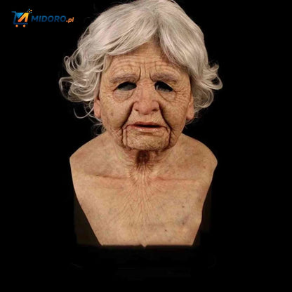 Gerontix™ Maska | Realistyczny lateks, oddychający i idealny na Halloween