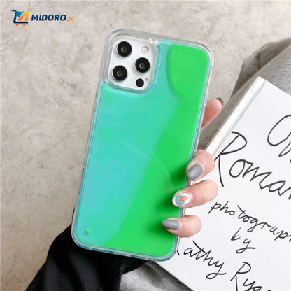 GlowSand™ Etui na telefon | Świecący, Ruchomy Piasek i Odporny na Upadki