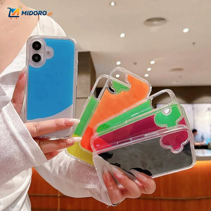 GlowSand™ Etui na telefon | Świecący, Ruchomy Piasek i Odporny na Upadki