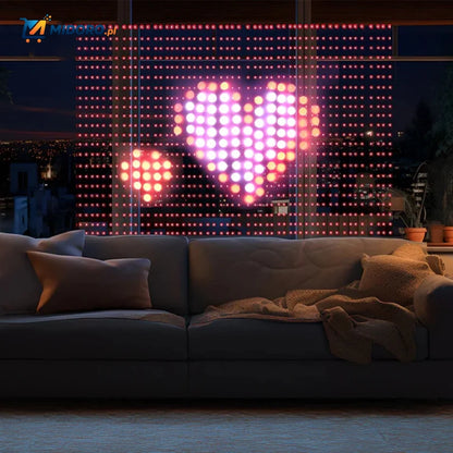 GlowStrand™ LED Zasłona | USB, Wodoodporna, Kolorowa i Z Pilotem!