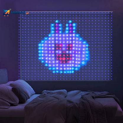 GlowStrand™ LED Zasłona | USB, Wodoodporna, Kolorowa i Z Pilotem!