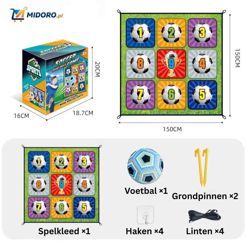 GoalPlay™ Gra | Piłkarska gra strzelania, zdobywanie punktów i zabawa dla dzieci