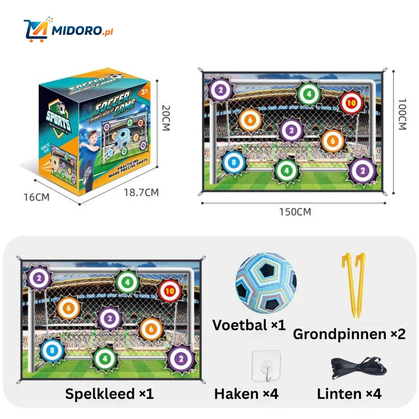 GoalPlay™ Gra | Piłkarska gra strzelania, zdobywanie punktów i zabawa dla dzieci