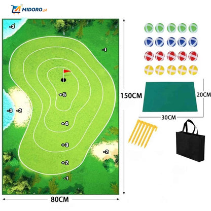 GolfEase™ Golfmat | Trening Uderzeń z Realistyczną Trawą i Opcją Superkleju