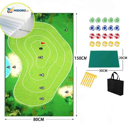 GolfEase™ Golfmat | Trening Uderzeń z Realistyczną Trawą i Opcją Superkleju