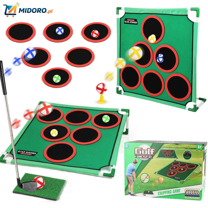 Golforia™ Mata do Gry | Golf wewnętrzny i zewnętrzny, cele i przyjazna dla dzieci