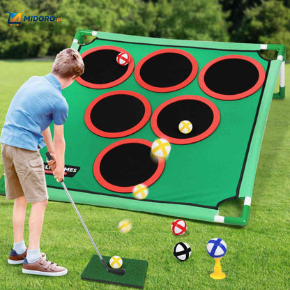 Golforia™ Mata do Gry | Golf wewnętrzny i zewnętrzny, cele i przyjazna dla dzieci