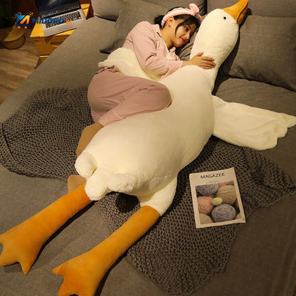 Goosy™ Poduszka | Supermiękka Duża Biała Gęś, Idealny Towarzysz Snów!