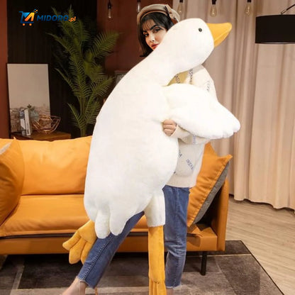 Goosy™ Poduszka | Supermiękka Duża Biała Gęś, Idealny Towarzysz Snów!