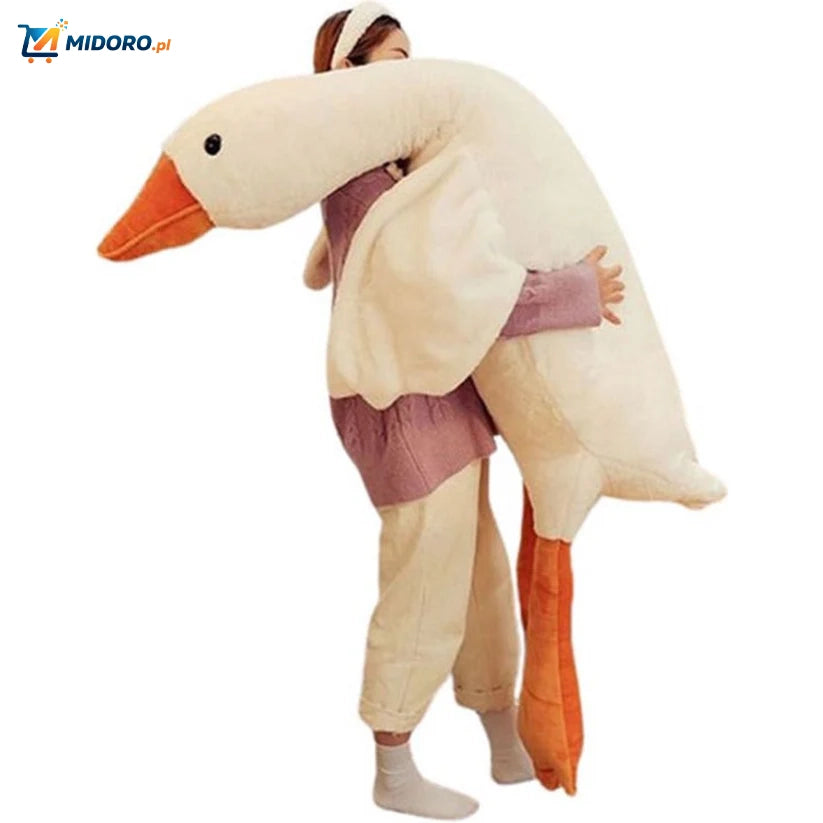 Goosy™ Poduszka | Supermiękka Duża Biała Gęś, Idealny Towarzysz Snów!