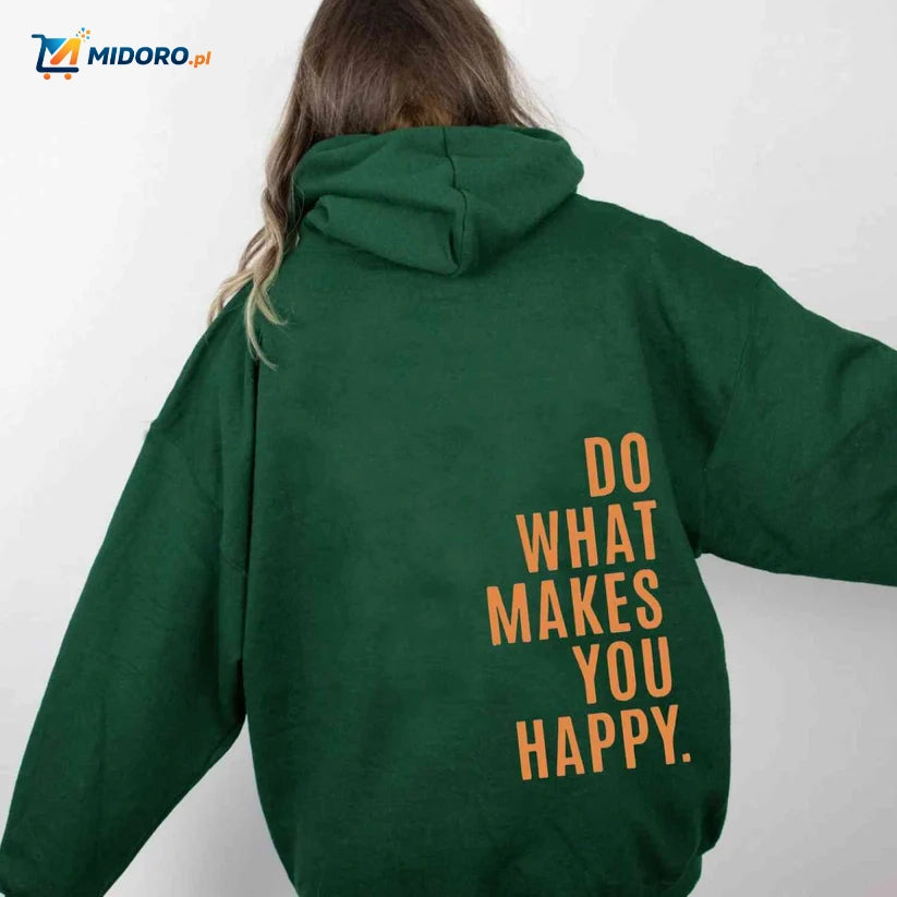 HappiWear™ Hoodie | Oversized, Wygodny & Stylowy